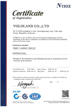 Certificate of ISO 14001